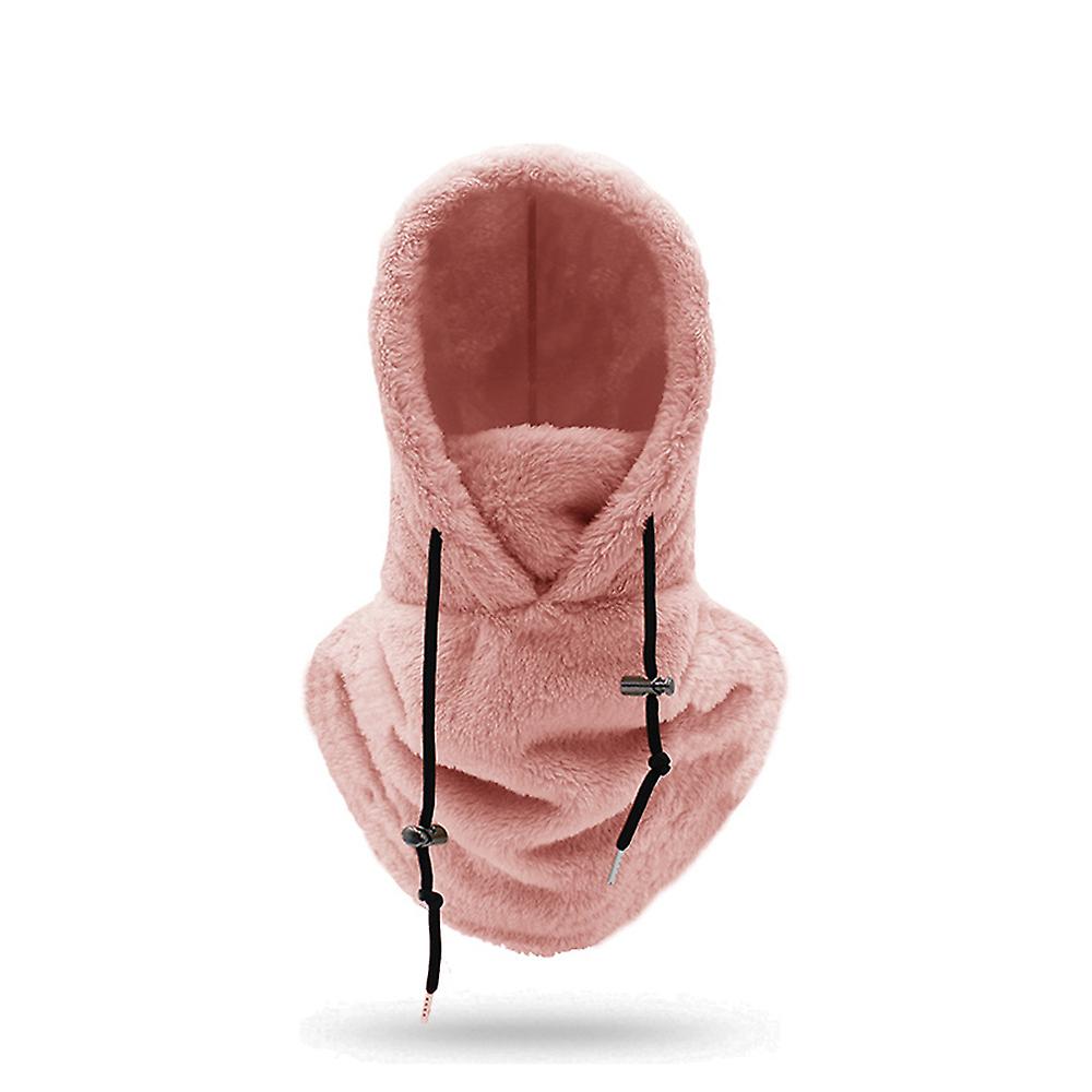 Sherpa Hood Ski Mask Winter Balaclava Cold Weather Windproof Adjustable Warm Winter Hood Cover Hat Cap Scarf