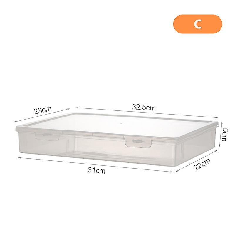 Book A4 Document Storage Box Desktop Office Test Paper Certificate Storage Box