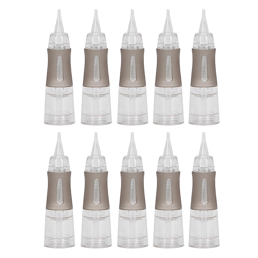 Lot de 10 aiguilles jetables pour tatouage de sourcils, microblading, maquillage semi-permanent (1R0.18)