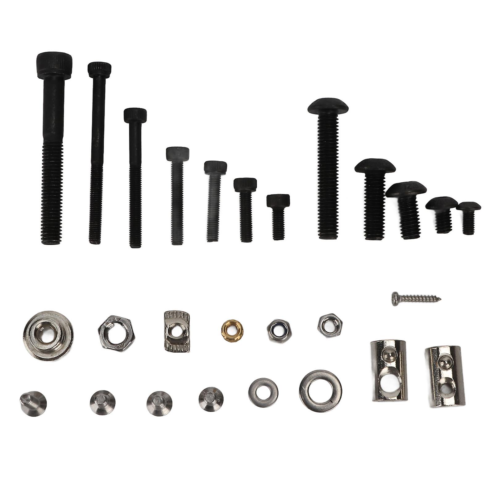 3D Printer Fastener Assortment Set: Screws, Nuts, Washers for Mounting