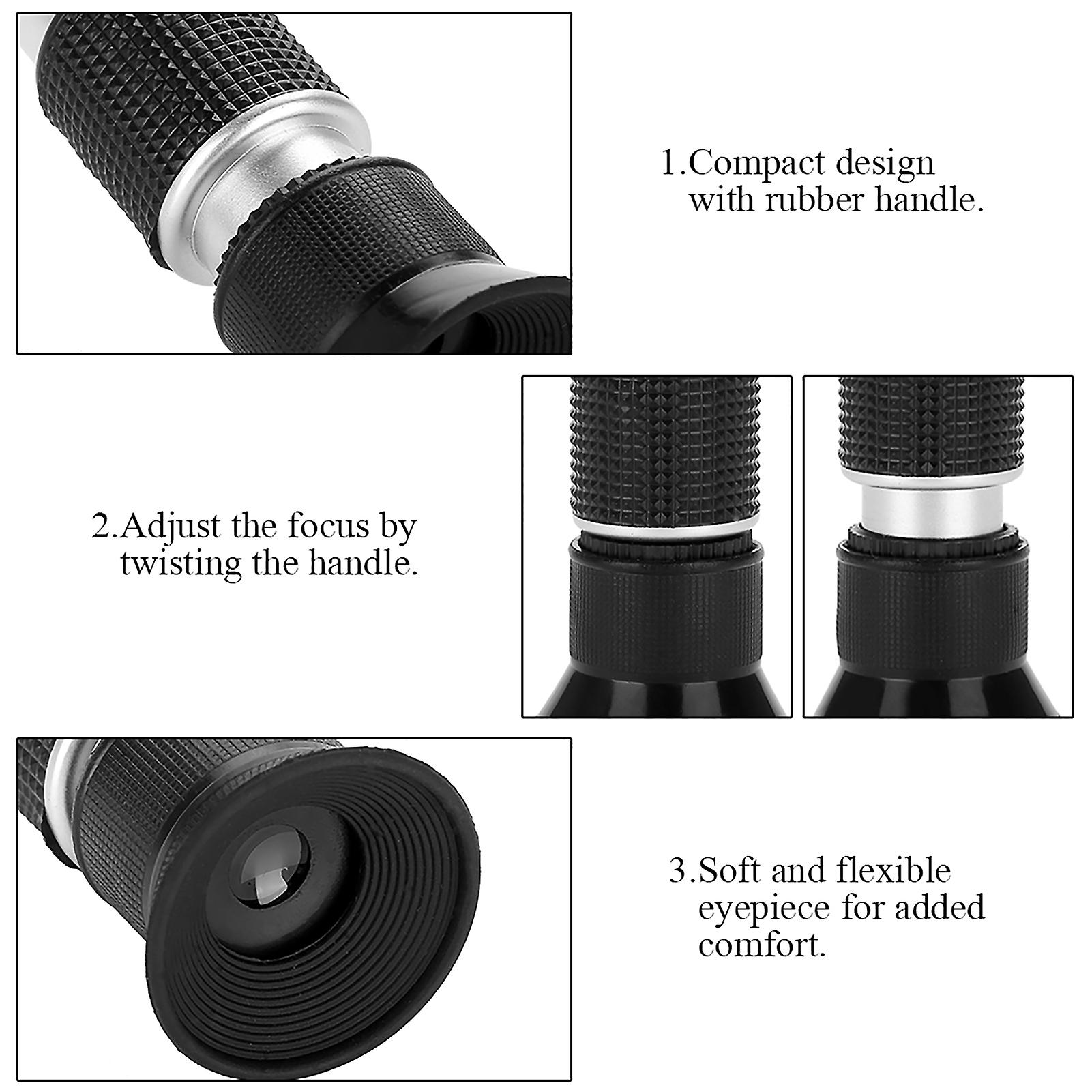 Seawater Salinity Refractometer 0-10% ATC Digital 19x4cm Meter