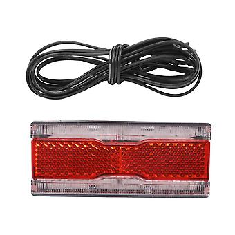 Luce posteriore per bicicletta con dinamo e luce di parcheggio, luce posteriore a LED AC 6V 0,5W, adatta per foro di montaggio da 50 mm, lampada per portapacchi.