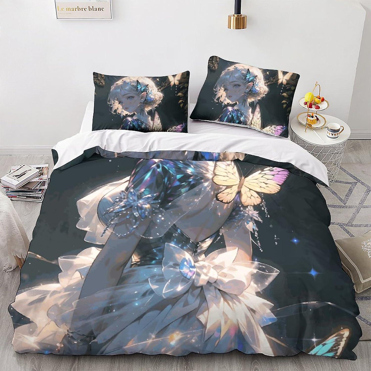 Copripiumino Statua Di Buddha Con Federe - Set Di Biancheria Da Letto Morbido E Facile Da Pulire, 240x260 Cm