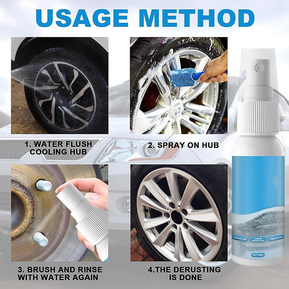 Rust Removal Sprayer Portable Car Maintenance Cleaning Rust Dissolver Derusting Cleaner for Chrome Aluminum Stainless Steel