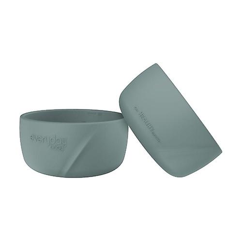 Green harmony silicone bowl 2 units