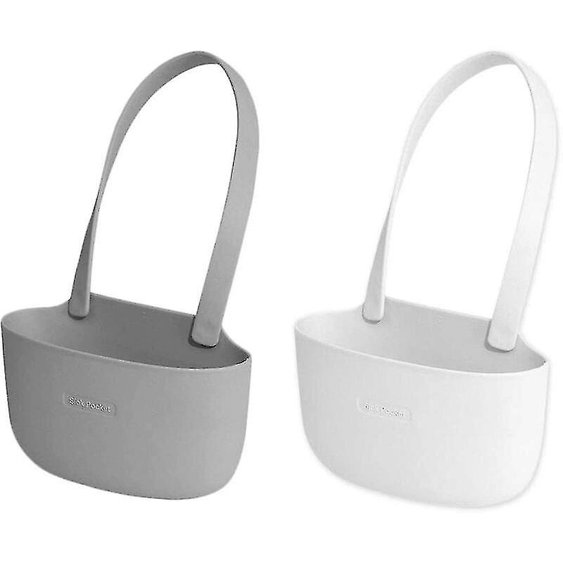 2PCS Kitchen Sink Organizer And Sponge Holder
