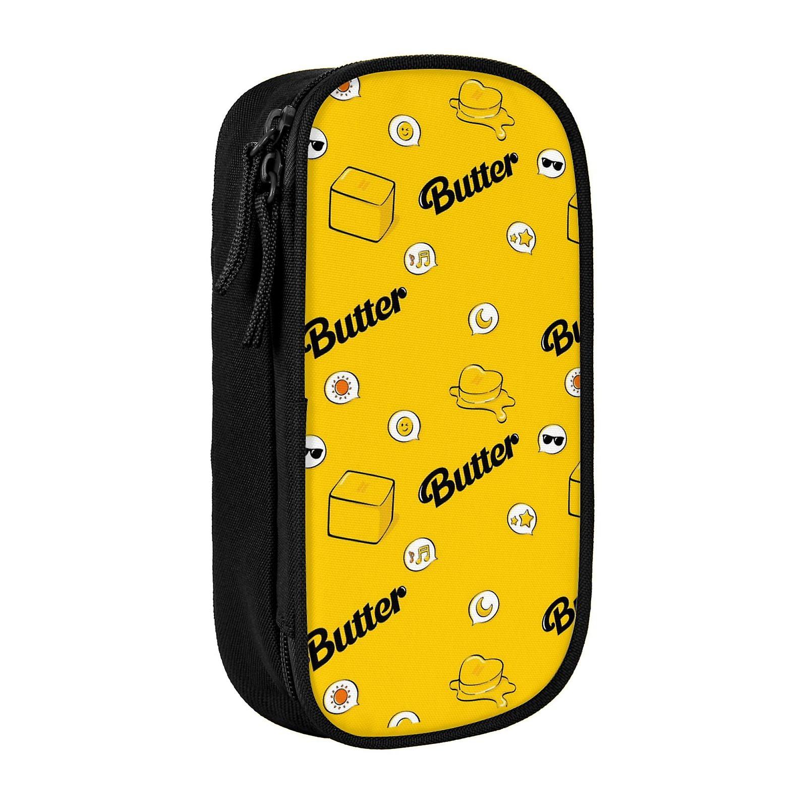 Kpop BTS مقلمة القضية، متعددة الأغراض Pencase، سعة كبيرة دائم قلم رصاص الحقيبة تخزين القلم حقيبة المنظم القرطاسية مقلمة