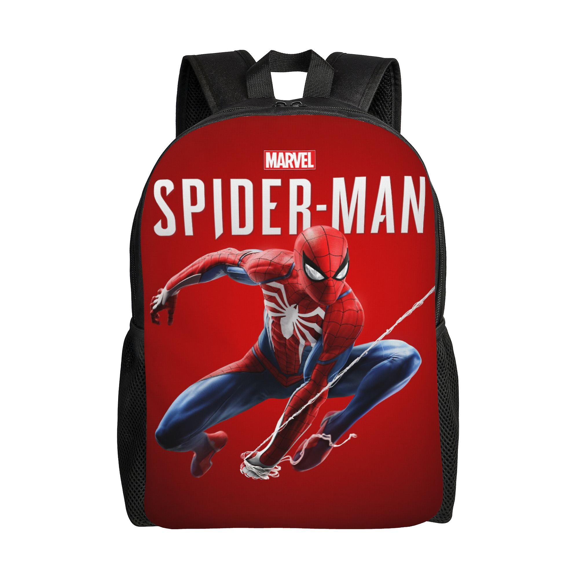 Spider Man Backpack, Adult Kids Simple Lightweight Casual Backpack for Children Student, Travel Backpack Laptop Backpack for College Work Camping