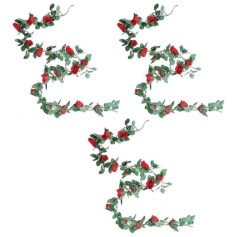 3pcs Simulation Flower Rattan