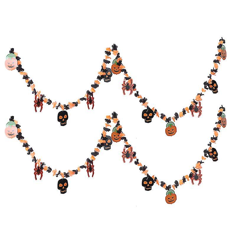 2pcs Flower Banner For Halloween Decor