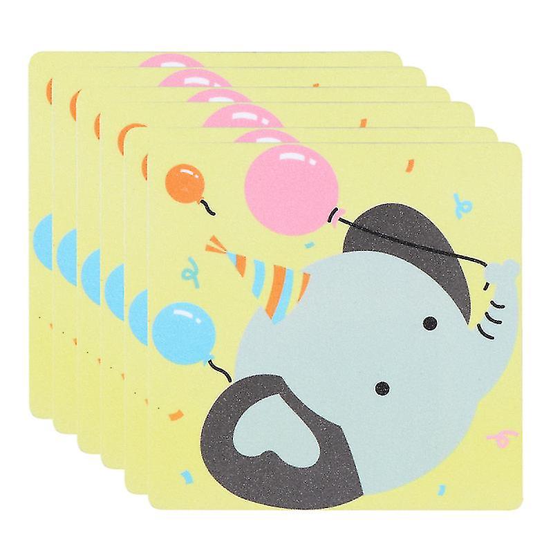 6pcs Bathroom Stickers