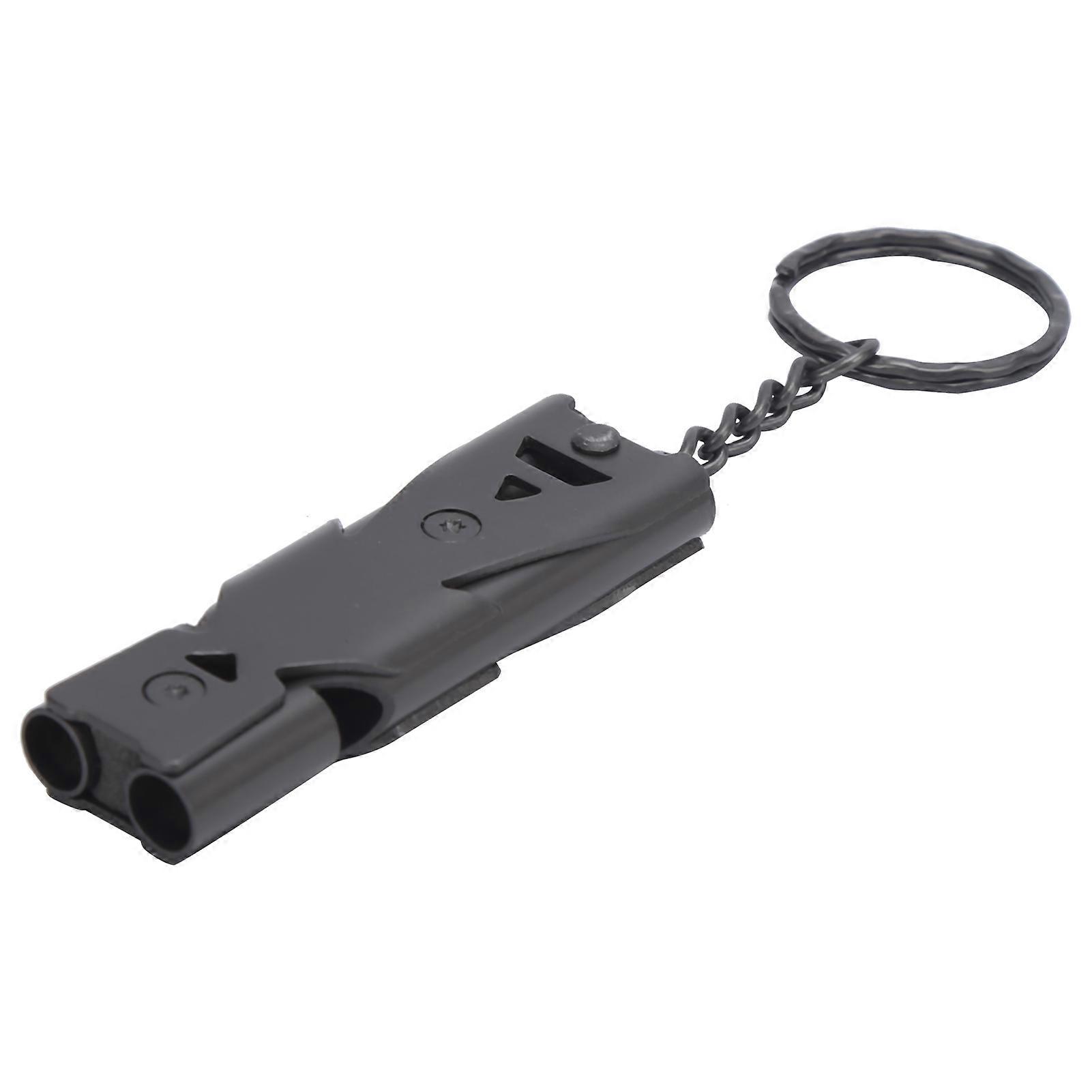 Overlevelsesfløyte, rustfritt stål, doble rør