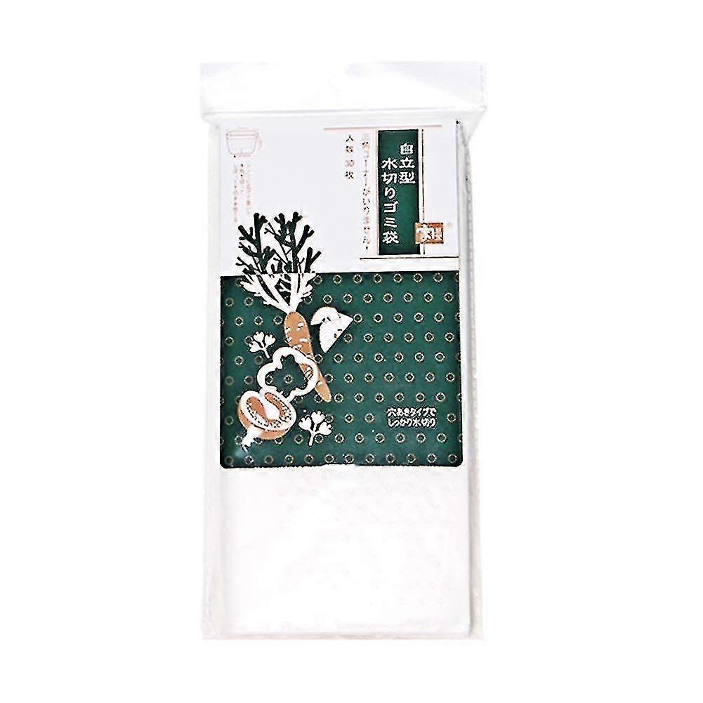 30pcs Drain Garbage Bag Sink Strainer Self-standing Filtering Organizer For Kitchen