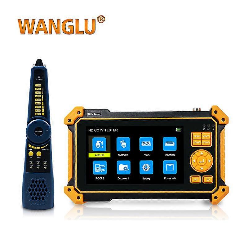 5inch Tft-lcd Screen Hd Display Cctv Tester Monitor 5200mah Hd3200 Support Utp Cable Test 8mp Cvi Tvi Ahd Sdi Vga And Hdmi Input