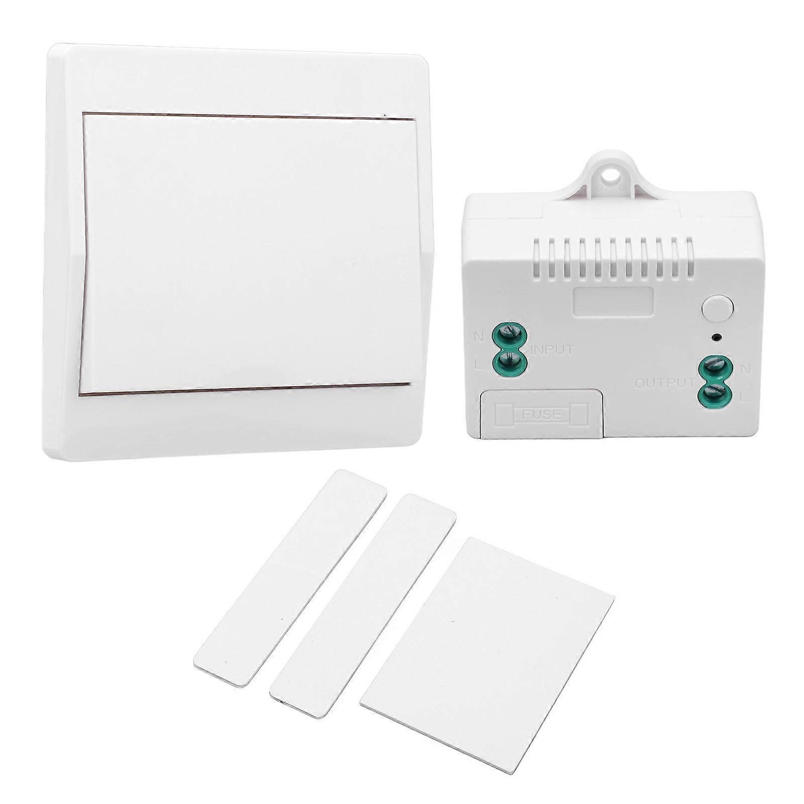 Wireless Light Switch Kit 433MHZ 86 Type Self Powered Wireless Switch Kit with Receiver for Home AC110?230V