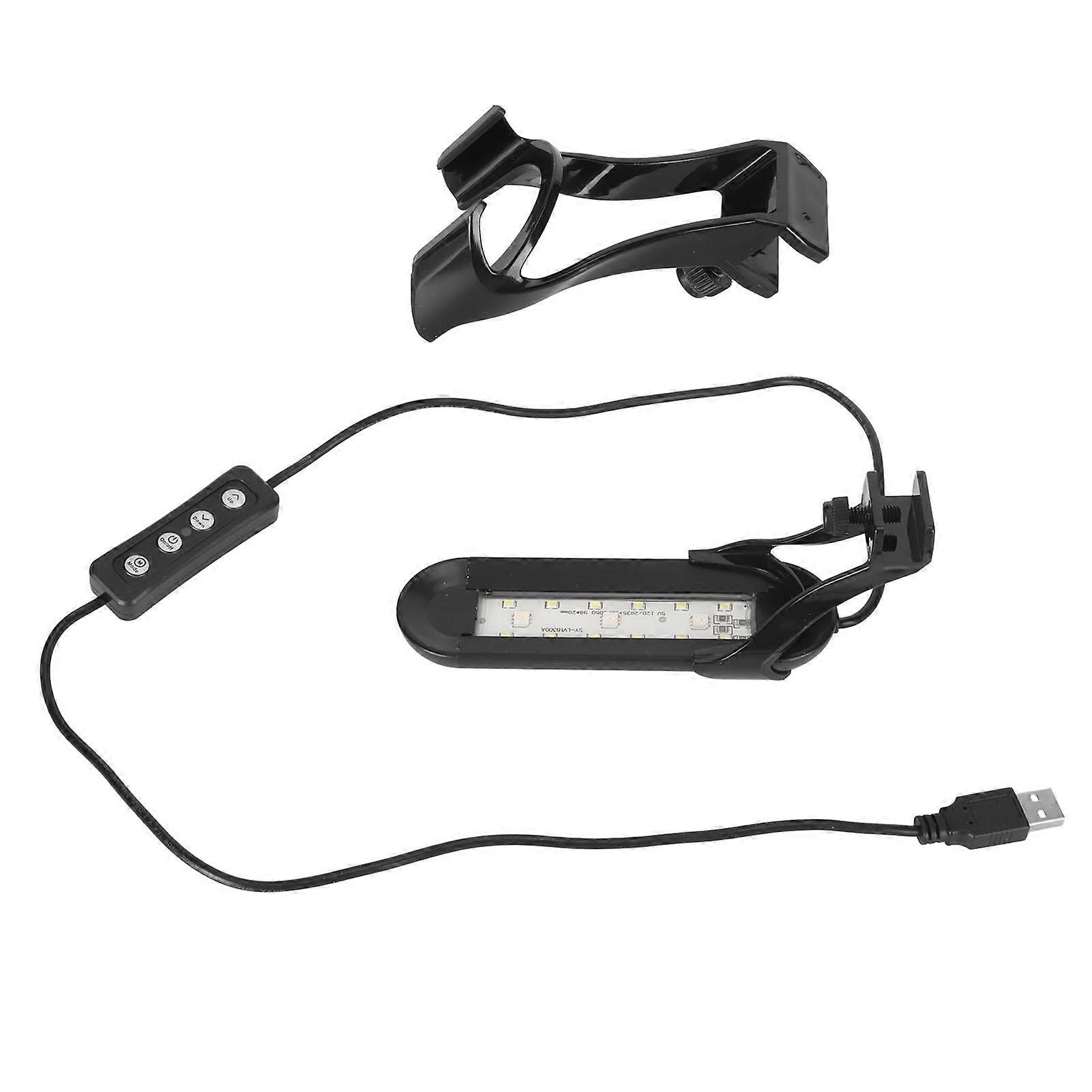 Aquarium LED Lumière Spectre Complet Haute Luminosité Aquarium Clip Sur La Lumière Pour L’eau Salée D’eau Douce
