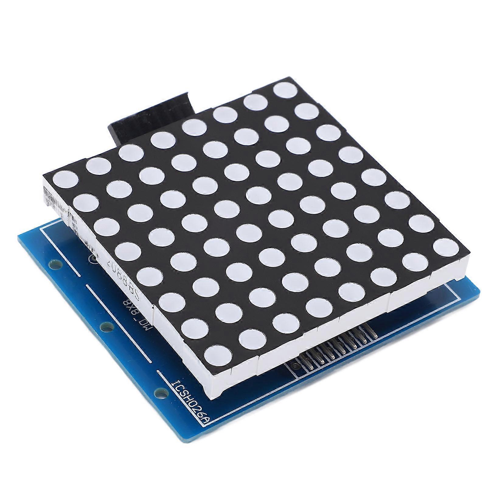 LED Matrix Control Module 8x8 64 Bit Panel SPI Interface DC5V Single Board Computers