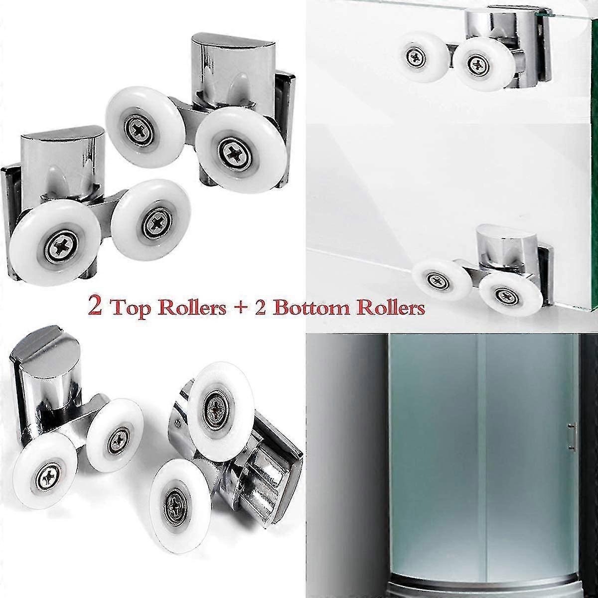 Heavy Duty Kantoor Glas Deur Windows Garderobe Roller Wielen Glijdende Douche De