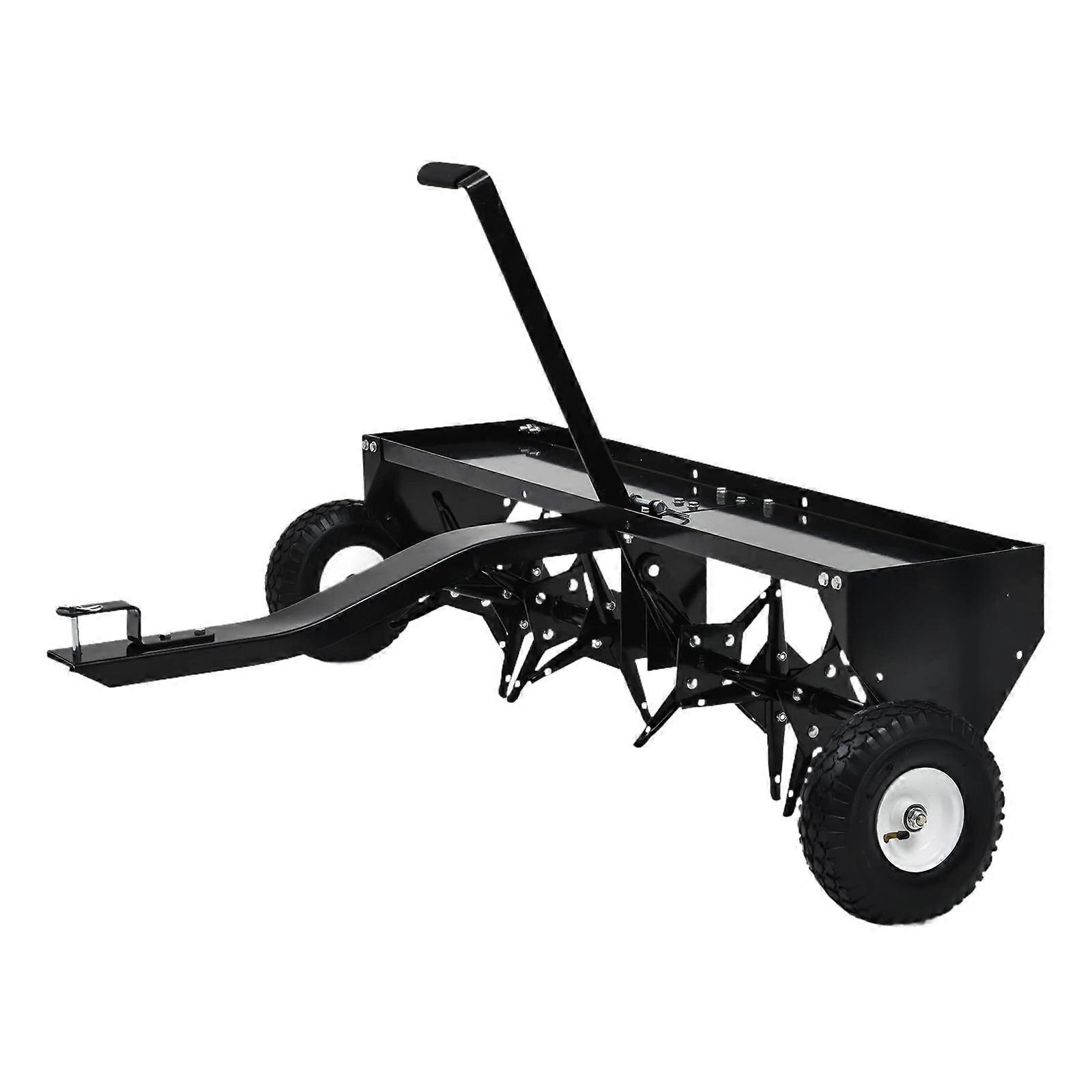 سحب خلف Grass Dethatcher Lawn Sweeper Tow خلف Lawn Rake للعناية بالعشب