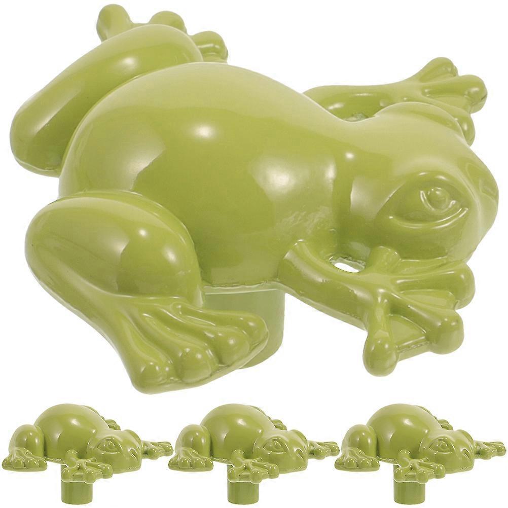 4Pcs Animal Shaped Cabinet Knobs Frog Modeling Cabinet Pull Cupboard Handle