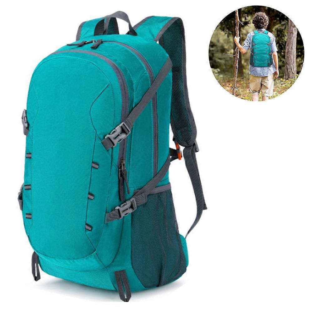 1 st 40L lätt packbar ryggsäck för vandring, resor, camping, vattentålig, hopfällbar utomhus, resedagsryggsäck
