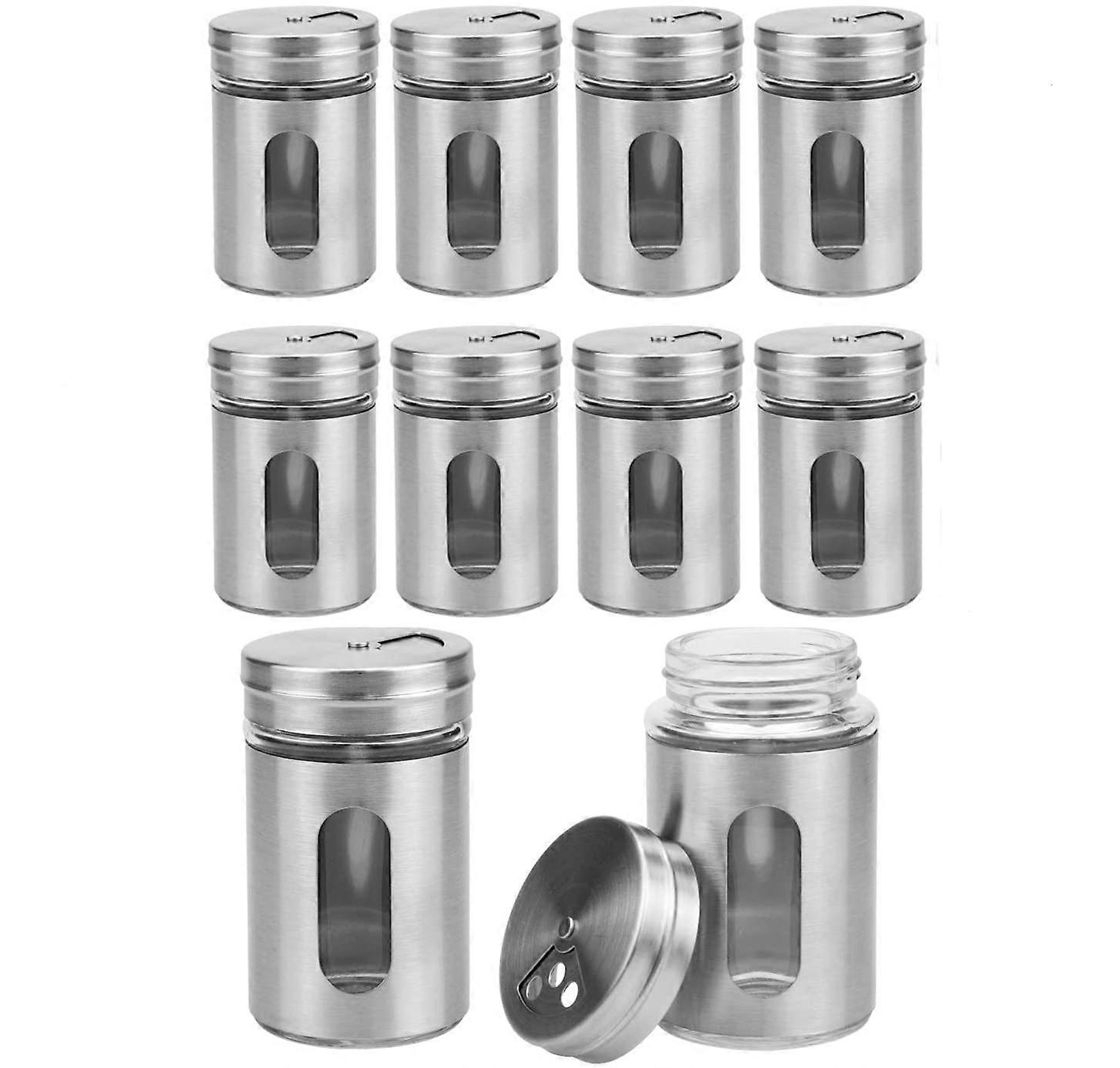 10Pcs Spice Jars Setfor Organising Spices In Kitchen,100Ml