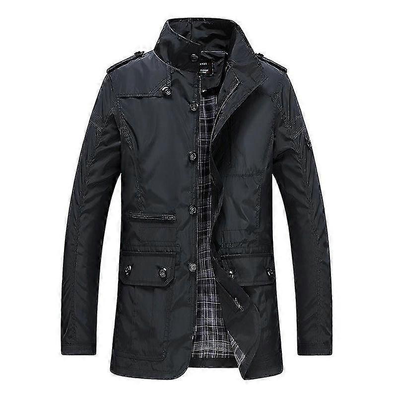 Men's Waterproof Jacket Lightweight Jacket Softshell Windbreaker-black