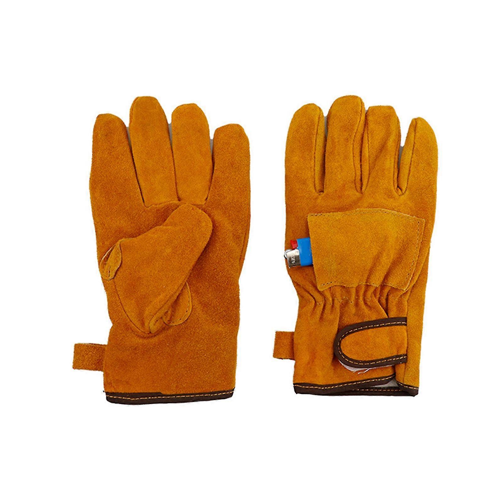 Protective Anti-scald Gloves With Side Hanging Loop Design Long Lasting Portable Heat