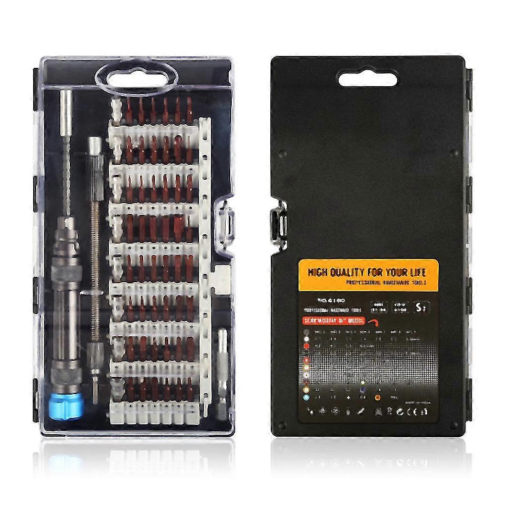 60-in-1 Magnetic Precision Screwdriver With Bits Kit Repair Maintenance Tool