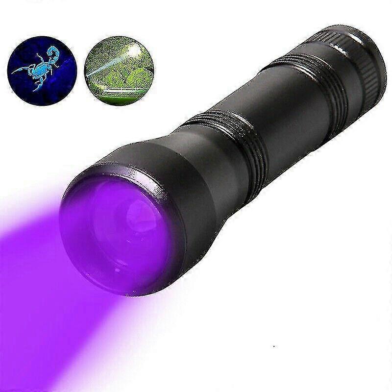 25000lm Led Uv Flashlight Zoomable Lantern Uv Torch Outdoor Lighting 5 Modes