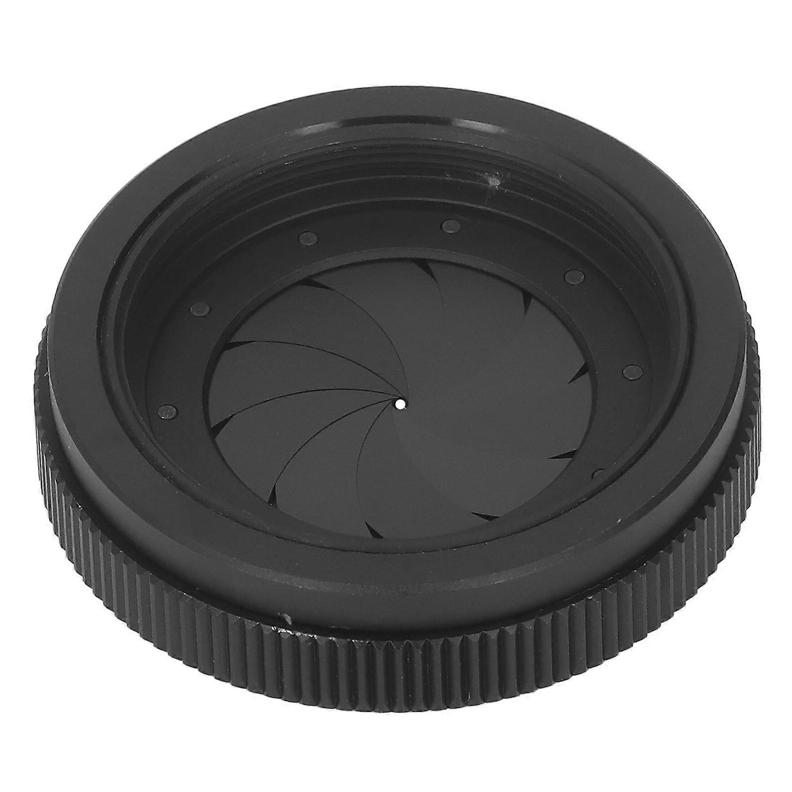 Ouverture de l'iris 1,5 à 29 mm ID 55 mm OD M42 à M42 diaphragme à iris condenseur d'ouverture pour système optique