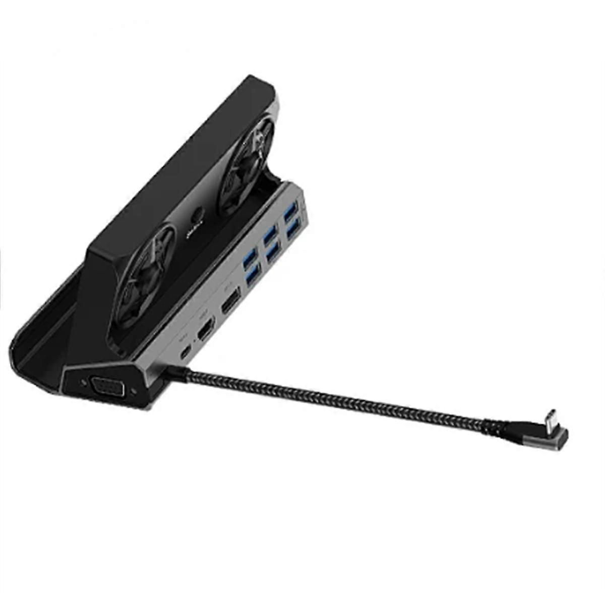 For Ally Game Dock Console Hub 4K 60Hz USB C Docking Station Gigabit Ethernet 1000Mbps Dock Stand Type C USB 3.0(C)