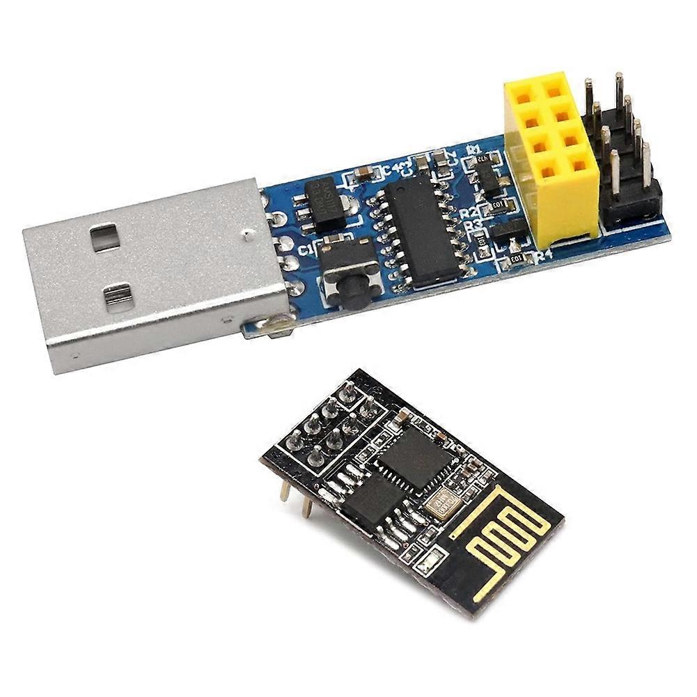 USB-ESP8266 Breakout CH340C ESP-01 ESP-01S Prog WiFi Programmer Downloader adapter Reset Au-val