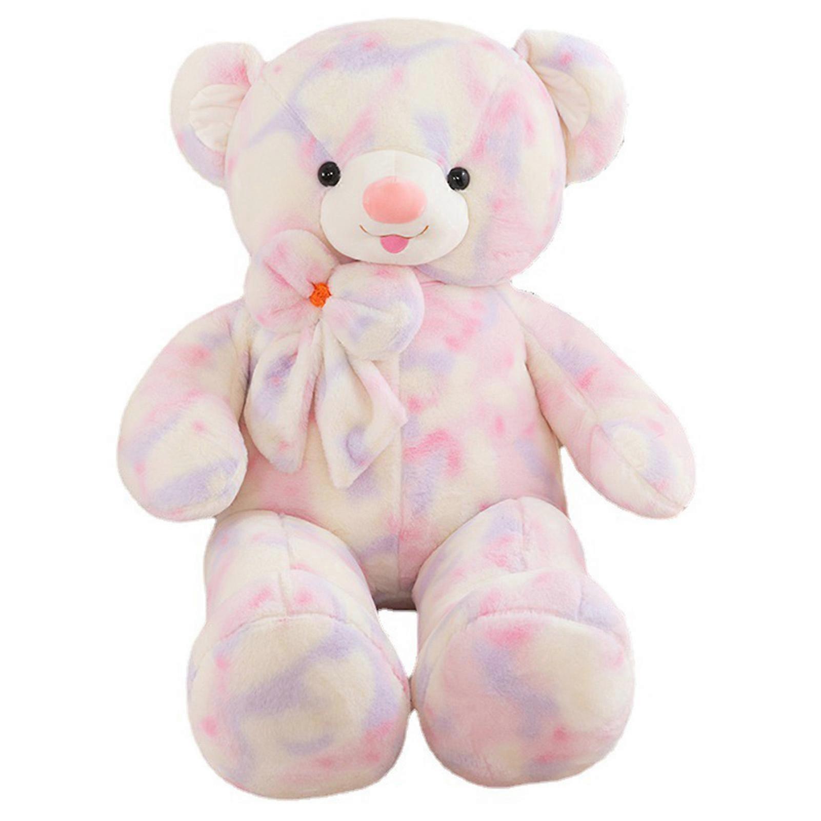 Kawaii Bear Plush Toys Realistic Stuffed Doll Lovely Soft Plushies Pillow Cushion Plush Doll for Kids Baby Comforting Gift