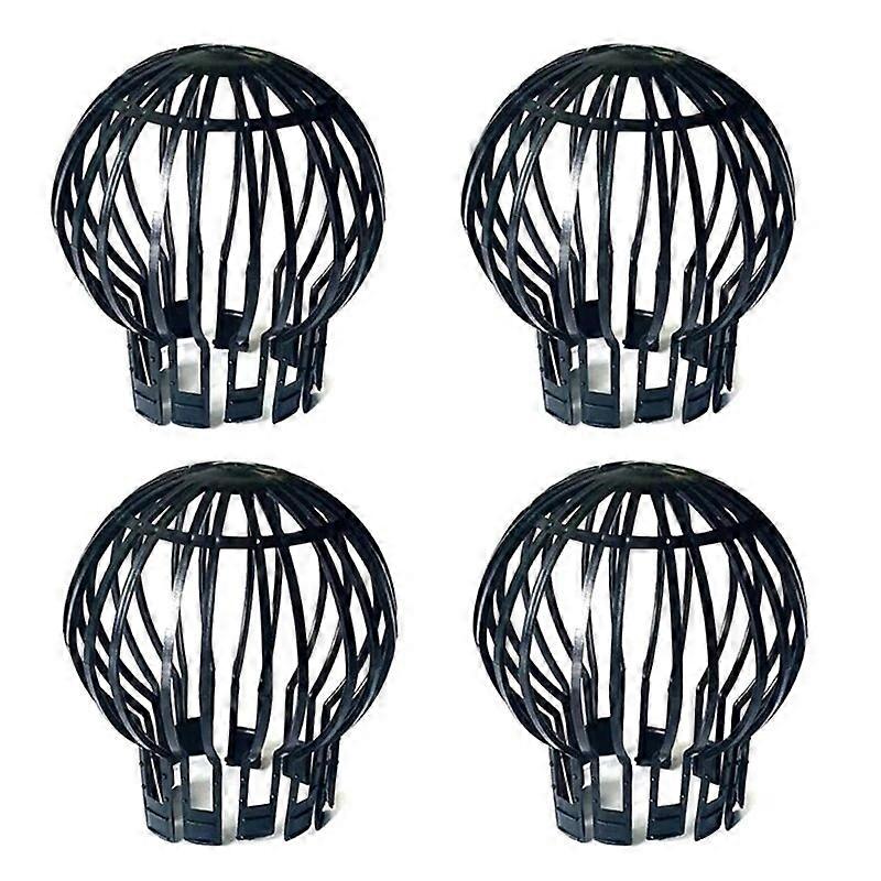 Flexible Downspout Filter Plastic Gutter Balloon Protective Filter Black Filter