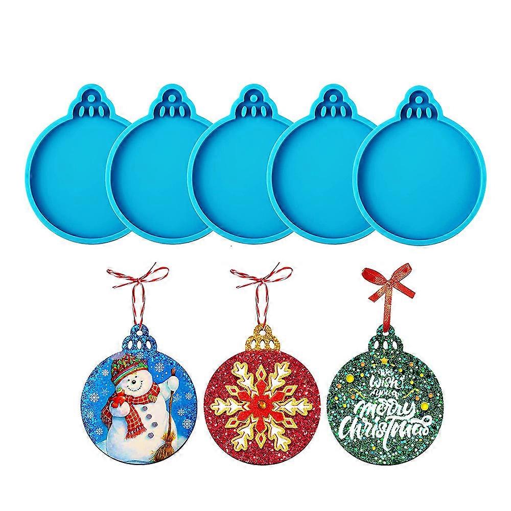 Christmas Ornaments Silicone Moulds with Flexible Silicone Material Stencil for Home Decorating Ornaments