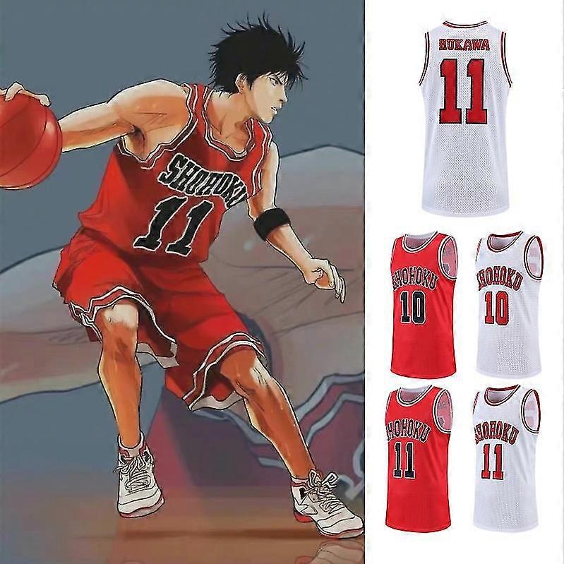 Anime Sakuragi Hanamichi Cosplay Slam Dunk Jersey Shohoku School