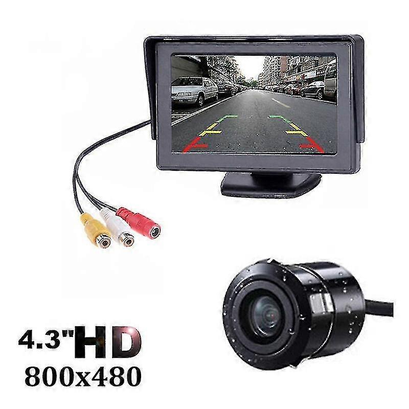 Wireless Backup Camera System Kit For Car/truck/van/pickup/rv 4.3`` Monitor Rear View Backup System
