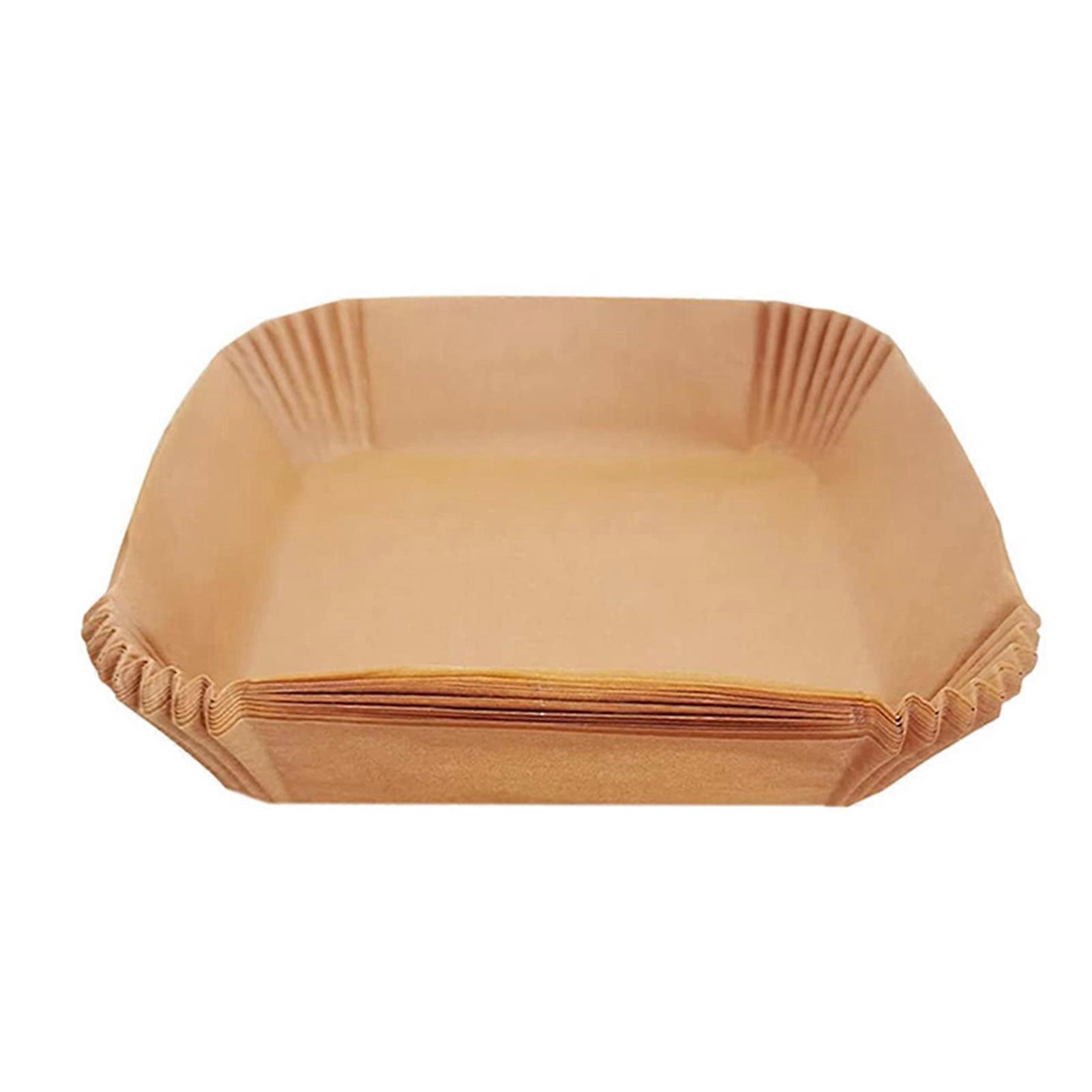 Air Fryer Disposable Paper Liner Non-Stick Square Steamer Baking Liner