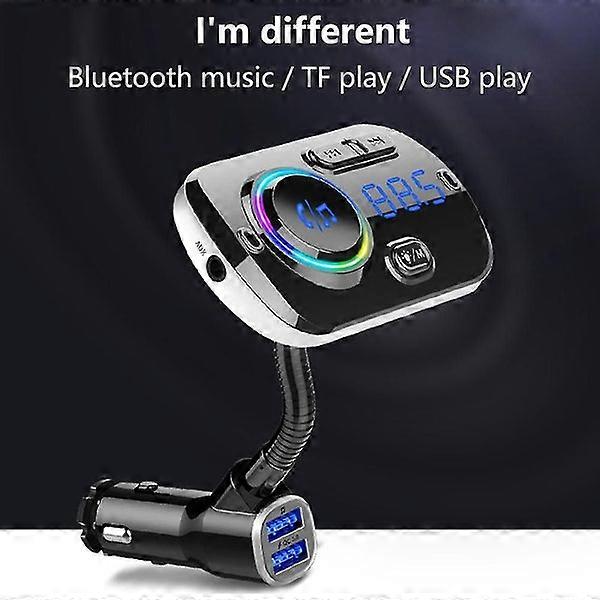 Wireless In-Car Bluetooth FM Transmitter with Car Display