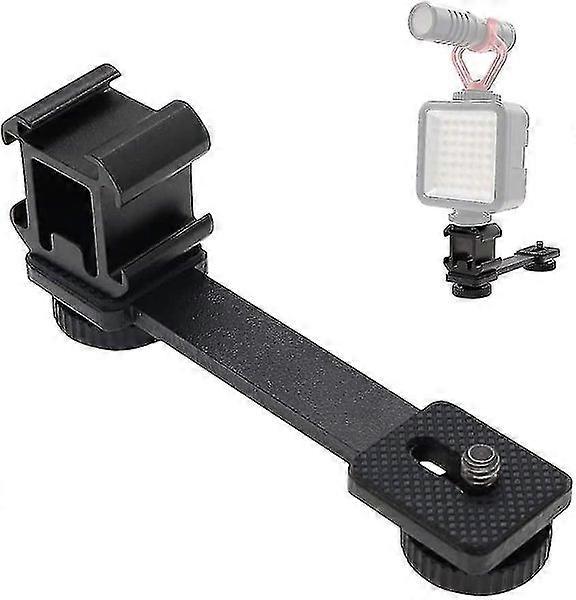 3-in-1 Microphone Stand, Camera Adapter, Extension Bracket, Triple Mount Adapter