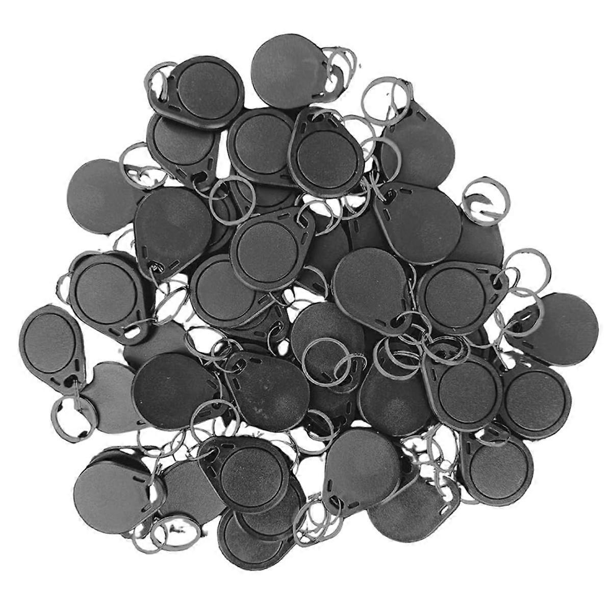 Hotel RFID Key FOB Re-Writable Multiple Times. 100 Pcs. Works in 13.56 MHz Frequency