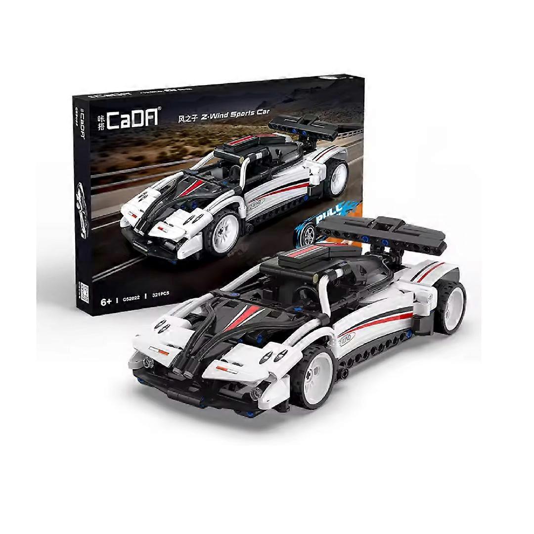 CaDa 1:18 Pull Back Racewagen Bouwset C52022W