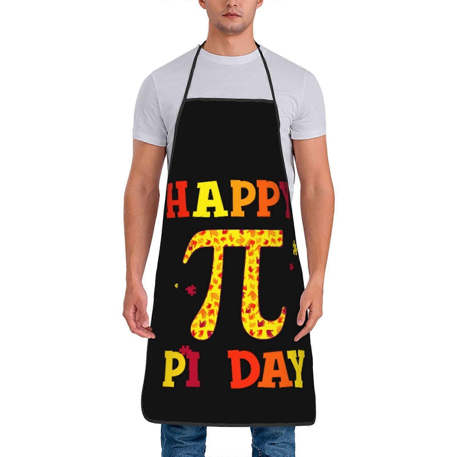 مضحك رياضي سعيد Pi Day ساحة مقاوم للماء مطبخ منزلي طبخ خبز ساحة البستنة للنساء الرجال 8