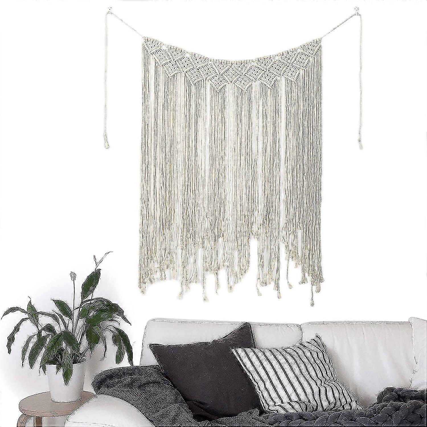 Macrame Wall Hanging, Handmade Macrame Hanging Shelf Hanging Plant