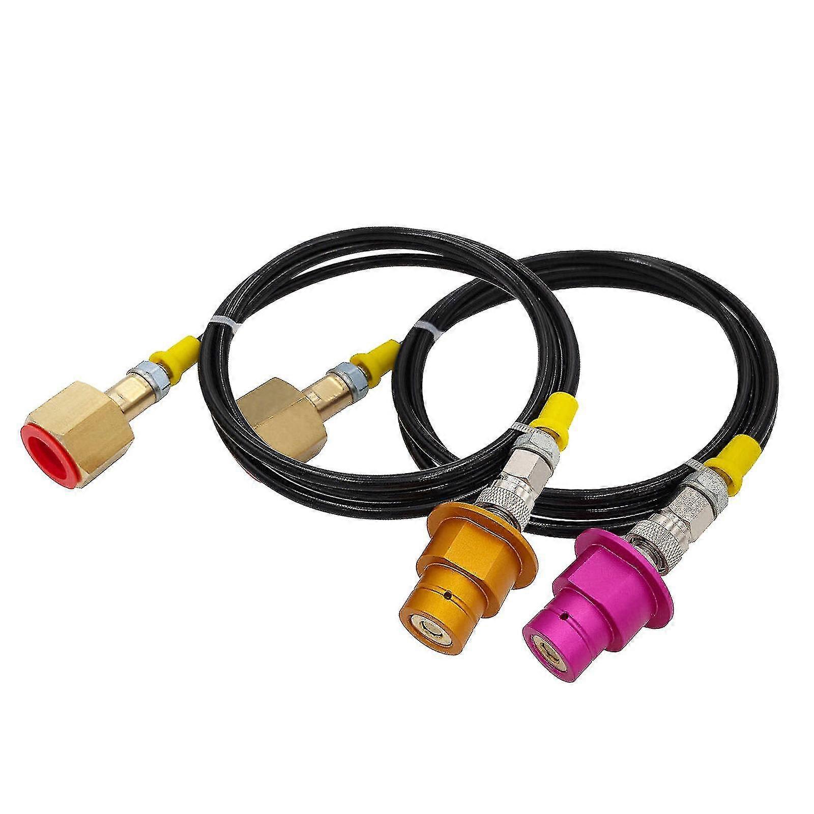 Fgao W21.8 G3/4 Externes Co2-tankadapter-schlauchkit Fr Sodastream Duo Quick Connect