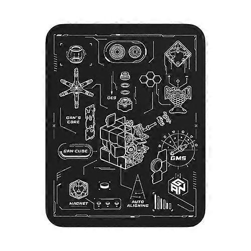 GAN Timer-themed Magic Cube Mat Quick Stack Cup Training Mat Non-Slip Mouse Pad