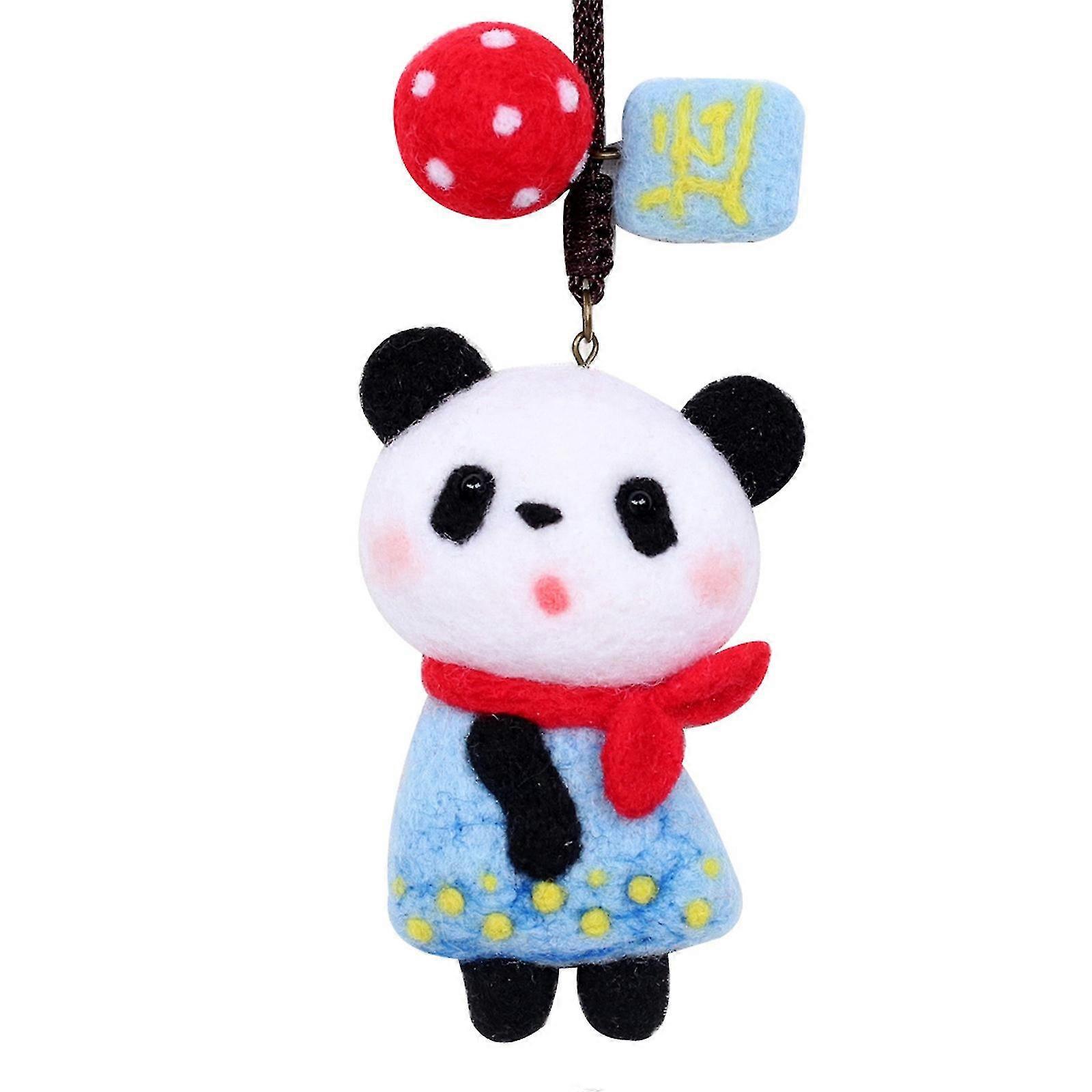 Cute Pattern Handmade Diy Poke Wool Felts Material Production Package