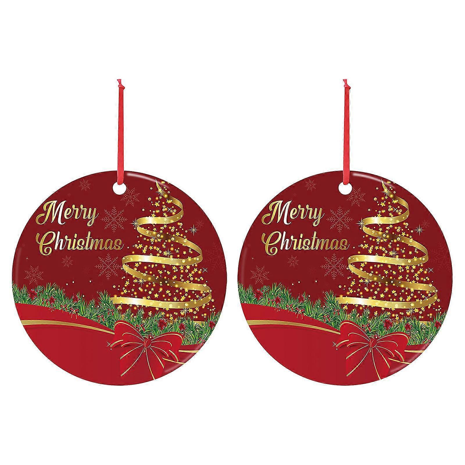 تخصيص الزينة على شكل الحلي المعلقة لتزيين عيد الميلاد