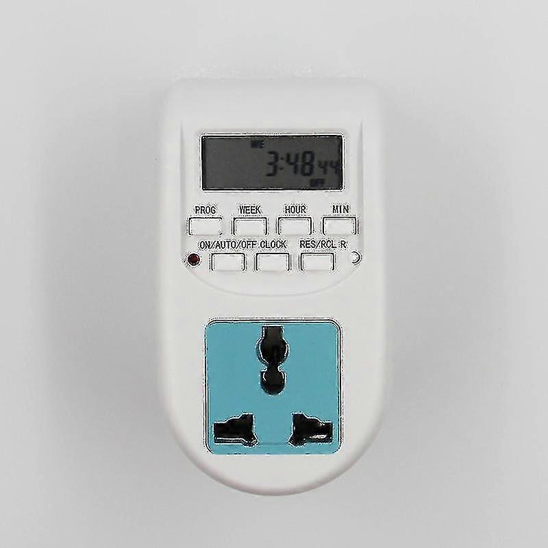 Digital Energy Saving Timer Programmable Electronic Timer Plug Eu Display Starlight